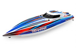 Disruptor: brushless 4S boat with Rapid Right, TQ 2.4 GHz 2-channel radio system, Velineon VXL-4S Ma