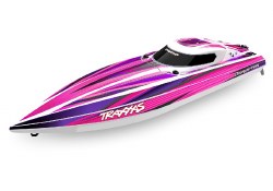 Disruptor: brushless 4S boat with Rapid Right, TQ 2.4 GHz 2-channel radio system, Velineon VXL-4S Ma