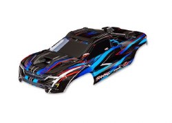Traxxas Body, Mini XRT??, blue (painted, decals applied)