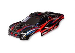 Traxxas Body, Mini XRT??, red (painted, decals applied)