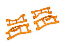 Traxxas Suspension arms, rear (upper (2) lower (2)), orange
