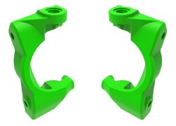 Caster blocks (c-hubs), left & right (green)