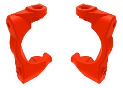 Caster blocks (c-hubs), left & right (red)