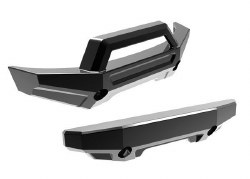 Bumper, front (1)/ rear (1) (black chrome)