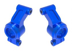 Carriers, stub axle, 6061-T6 aluminum (blue-anodized) (left & right)