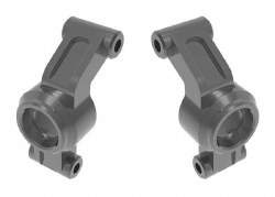 Carriers, stub axle, 6061-T6 aluminum (gray-anodized) (left & right)