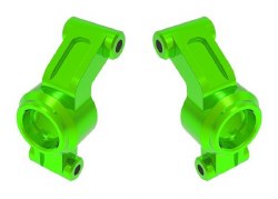 Carriers, stub axle, 6061-T6 aluminum (green-anodized) (left & right)