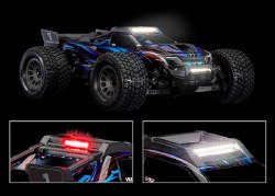 Traxxas LED light kit, Mini XRT??, complete (includes front bumper with LED lights, roof skid plate