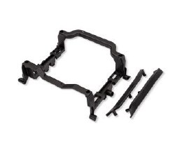Traxxas Cross brace, body (with clipless latches)/ side trim