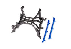 "Traxxas Side skirts, blue (left & right) (for #10812 series bodies)"