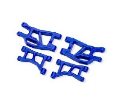 Traxxas Suspension arms, front, blue (narrow) (4)