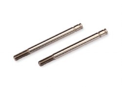 Traxxas Shaft, Ultra Shock short steel 35mm (2) - chrome finish