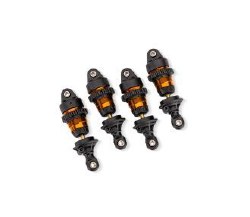 Traxxas Shocks GTR short PTFE-coated w/ TiN shafts (4) - Orange