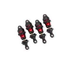Traxxas Shocks GTR short PTFE-coated w TiN shafts (4) - Red