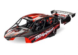 Traxxas Body, Funco Pro Scale Sand Car, red (painted, decals applied) (assembled with front & rear b