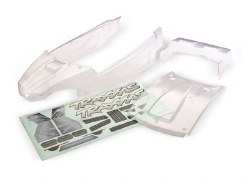 Traxxas Body, Funco Pro Scale Sand Car (clear, requires painting)/ window masks/ decal sheet (requir
