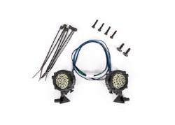 Traxxas LED light pods (left & right)/ mounting hardware