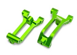 Traxxas Caster blocks (c-hubs), 6061-T6 aluminum (green-anodized), left & right/ 3x8mm BCS (with thr