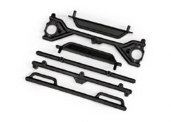 Traxxas Crossbars, body cage (top, middle, interior & roof)/ step rails (left & right) (attaches to