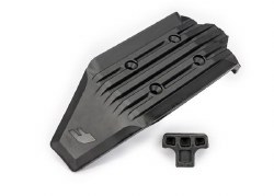 Traxxas Skid plate, front (1)/ rubber impact cushion (1)