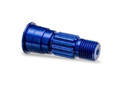 Traxxas Stub axle, front, 6061-T6 aluminum (blue-anodized)