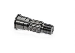 Traxxas Stub axle, front, 6061-T6 aluminum (gray-anodized)