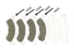 Traxxas Brake pads/ return spring, front/ 3x20mm screw pins (4)