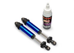 Traxxas Shocks, GT-Maxx, rear, aluminum, blue-anodized (2)