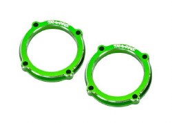 Traxxas Retainer, LED light pod (green 6061-T6 aluminum) (2)