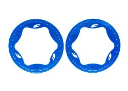 Traxxas Beadlock Rings, Rear, 3.9" (2), Blue