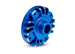 Traxxas Adapter plate, ring gear (blue-anodized 6061-T6 aluminum)/ 3x10mm BCS (with threadlock) (4)