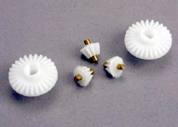 Differential bevel gear set (3-small & 2-large side bevel gears)