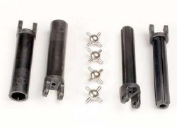 Half shafts, long truck (external-splined (2) & internal-splined (2)/ metal U-joints (4)