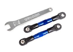 Camber links, rear (TUBES blue-anodized, 7075-T6 aluminum, stronger than titanium) (2) (assembled wi