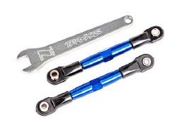 Camber links, front (TUBES blue-anodized, 7075-T6 aluminum, stronger than titanium) (2) (assembled w