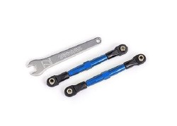 Toe links, front (TUBES blue-anodized, 7075-T6 aluminum, stronger than titanium) (2) (assembled with