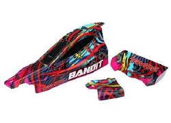 Traxxas Body, Bandit, Hawaiian graphics (painted, decals applied)