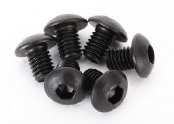 Screws, 3x4mm button-head machine (hex drive) (6)