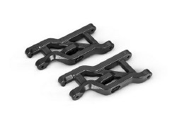 Suspension arms, black, front, heavy duty (2)