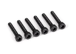 Screws, 3x18mm cap-head machine (hex drive) (6)