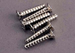 Screws, 3x15mm Countersunk Self-Tapping (6)