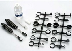 Hard Anodized PTFE-Coated T6 Aluminum Big Bore Front Shock Set (Long) (2)