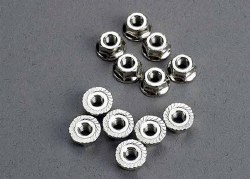 3mm Nuts, 3mm flanged (12)
