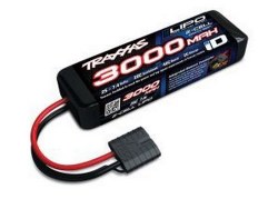 3000mAh 2S 7.4V 20C LiPo iD Battery