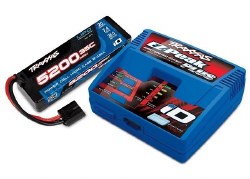 Battery/Charger Completer Pack  (includes #2970 iD??charger (1), #2844R 5200mAh 7.4V 2-cell 35C LiPo