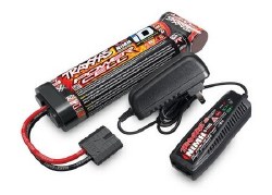 Battery/charger completer pack (includes TRA2969 2-amp NiMH peak detecting AC charger (1), TRA2923X