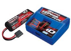 EZ-Peak Multi-Chemistry Battery Charger (TRA2970) with 1x 4000mAh 11.1V 3Cell 25C LiPo Battery (TRA2