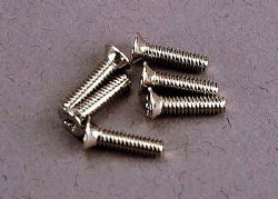 Screws, 2x8mm Countersunk Machine (6)