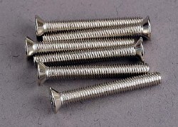 Screws, 3x24mm Countersunk Machine (6)