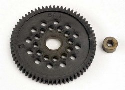 66T Spur Gear 32 Pitch with Bushing
